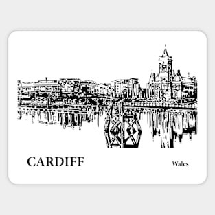 Cardiff Wales Sticker